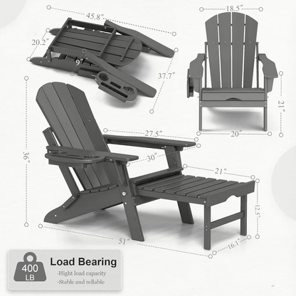 LEKOPS -  Waterproof Adirondack Chair